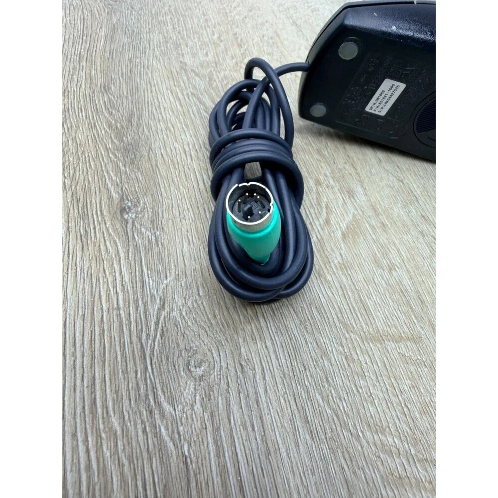 Dell Logitech Black PS/2 Scroll wheel Wired Tracking Ball Mouse (M-S69, M071KC)